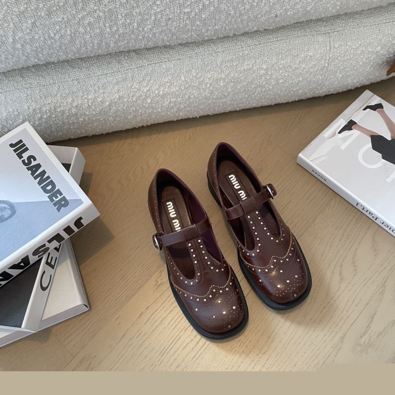 Miu Miu Leather Shoes